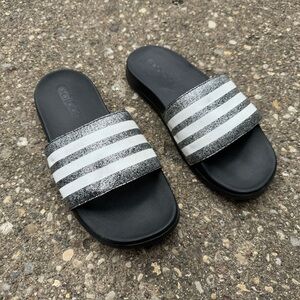 Girls ADIDAS Slides (Size 2)
